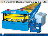Metal Deck Sheet Roll Forming Machine 10-15m / Min Production Capacity